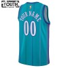 Dres Charlotte Hornets Prilagođeni Jordan 2023-24 Classic Edition Teal Swingman - Dječji